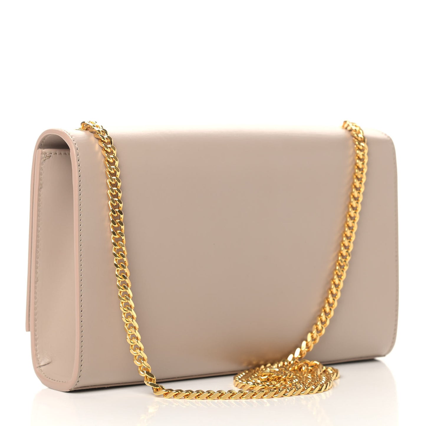 Smooth Calfskin Medium Classic Monogram Kate Tassel Satchel Nude Powder