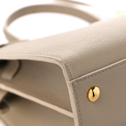 Burberry Grainy Calfskin Medium Title Bag Honey 7 of 15