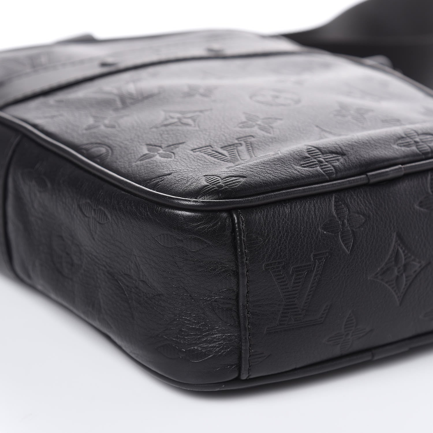 Louis Vuitton Calfskin Monogram Shadow Danube PM Black 9 of 10