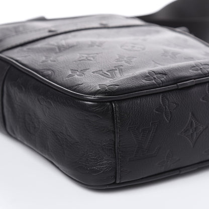Louis Vuitton Calfskin Monogram Shadow Danube PM Black 9 of 10