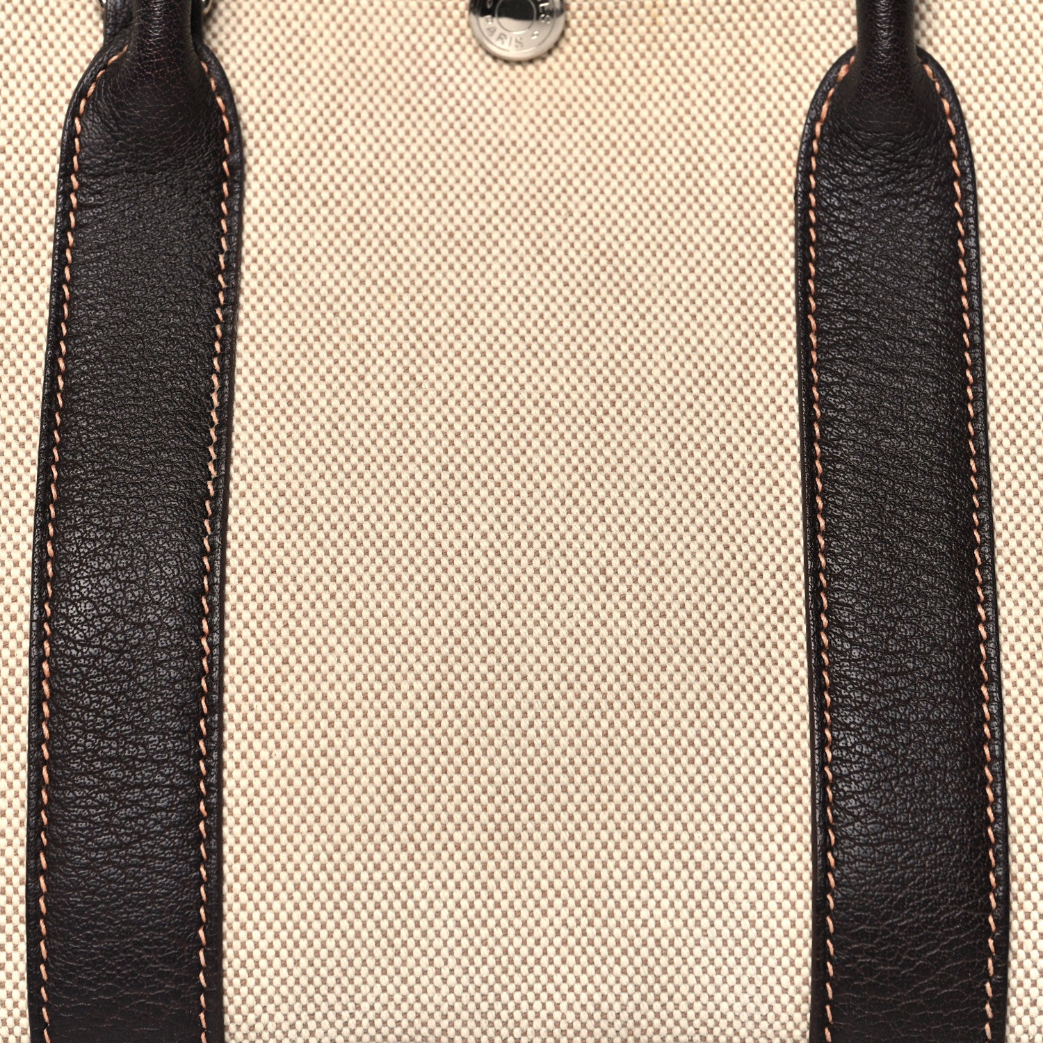 Hermes Buffle Skipper Toile Garden Party 30 TPM Marron Fonce 7 of 10