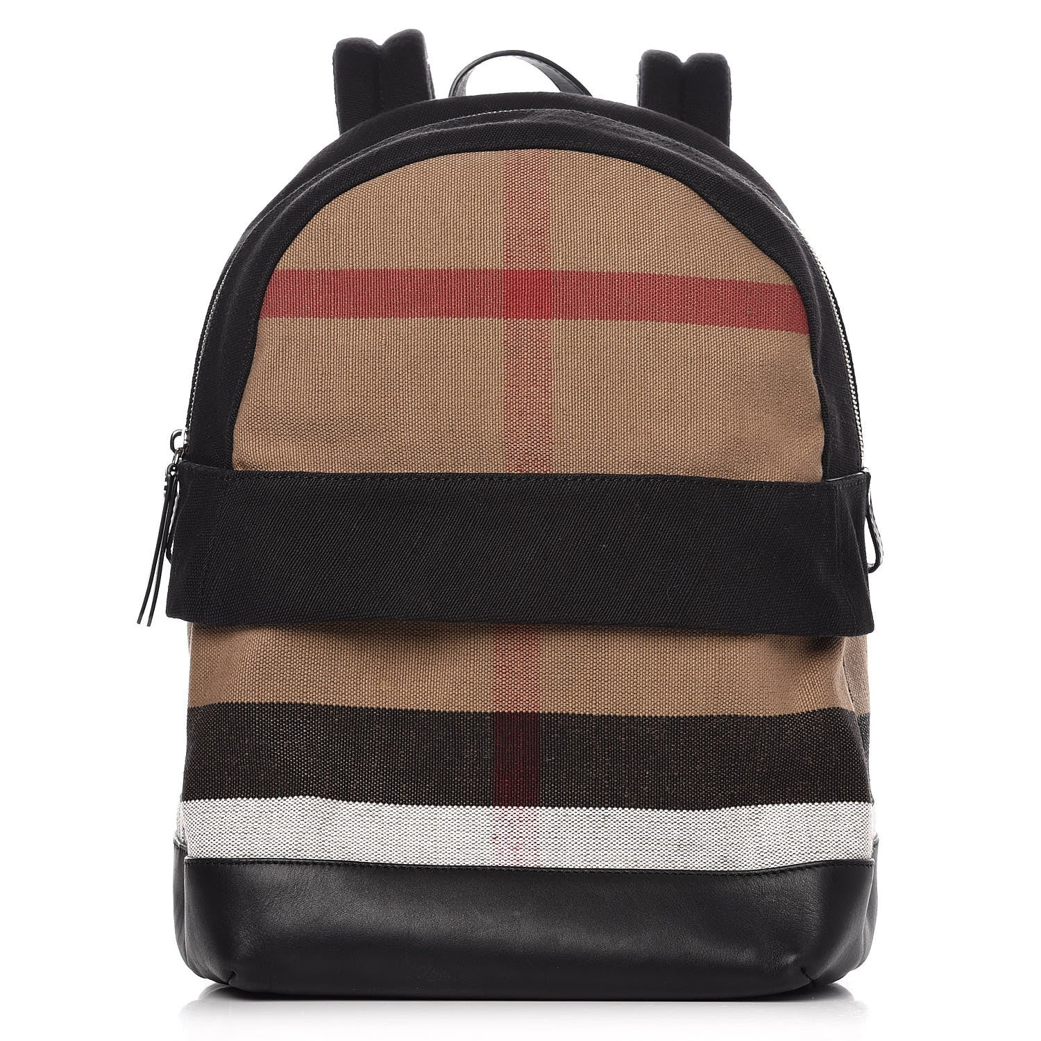 Burberry Jute Calfskin Mega Check Children's Backpack 1 of 8