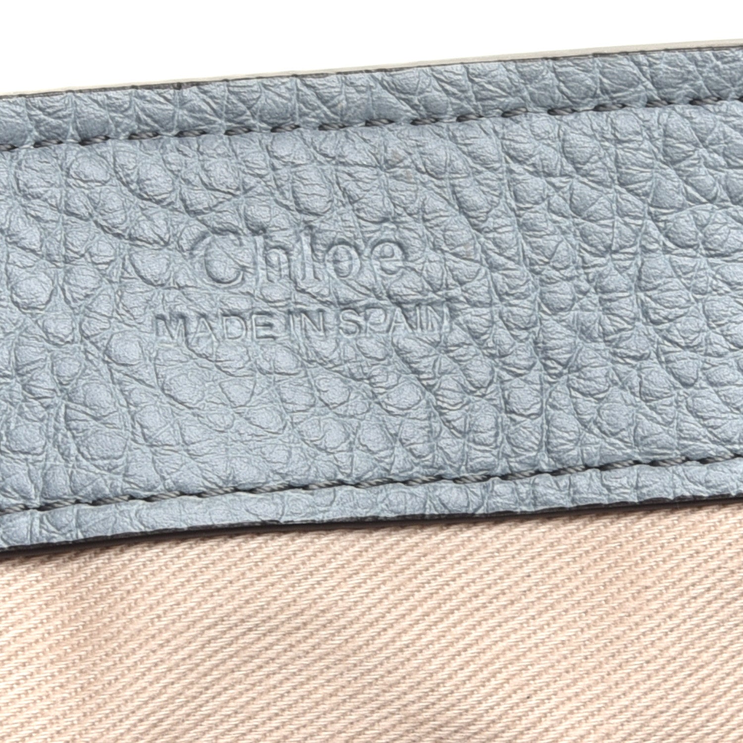 Chloe Calfskin Mini Faye Day Shoulder Bag Cloudy Blue 6 of 8