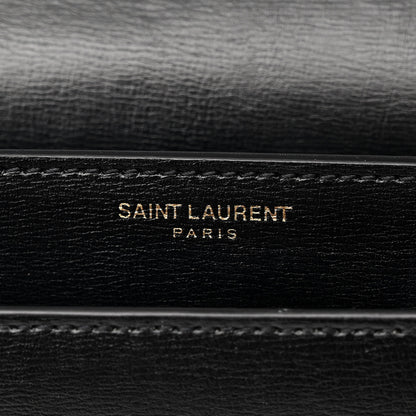 Saint Laurent Calfskin Medium Monogram Sunset Black 9 of 16