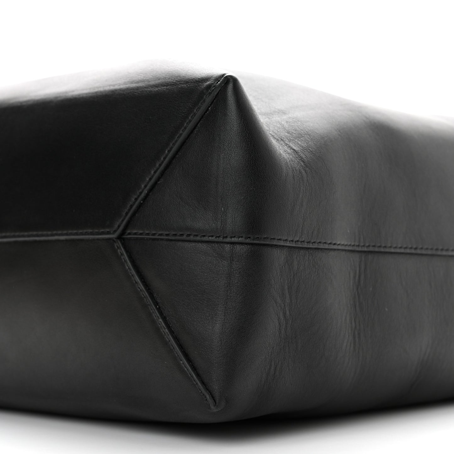 Nappa North South Tote Black