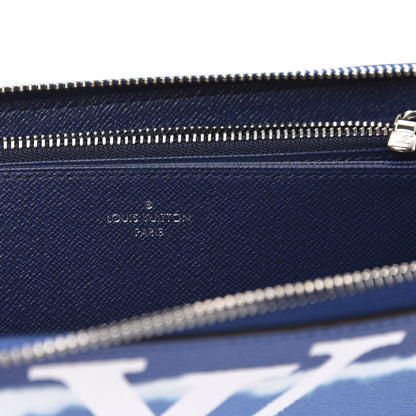 Louis Vuitton Monogram Escale Zippy Wallet Blue 6 of 8