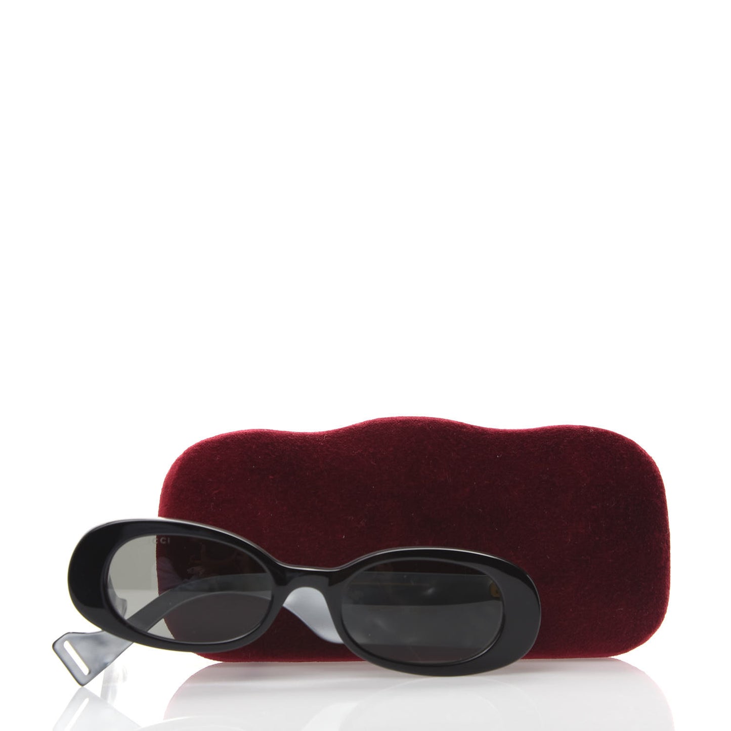 Acetate Oval Sunglasses GG0517S Black