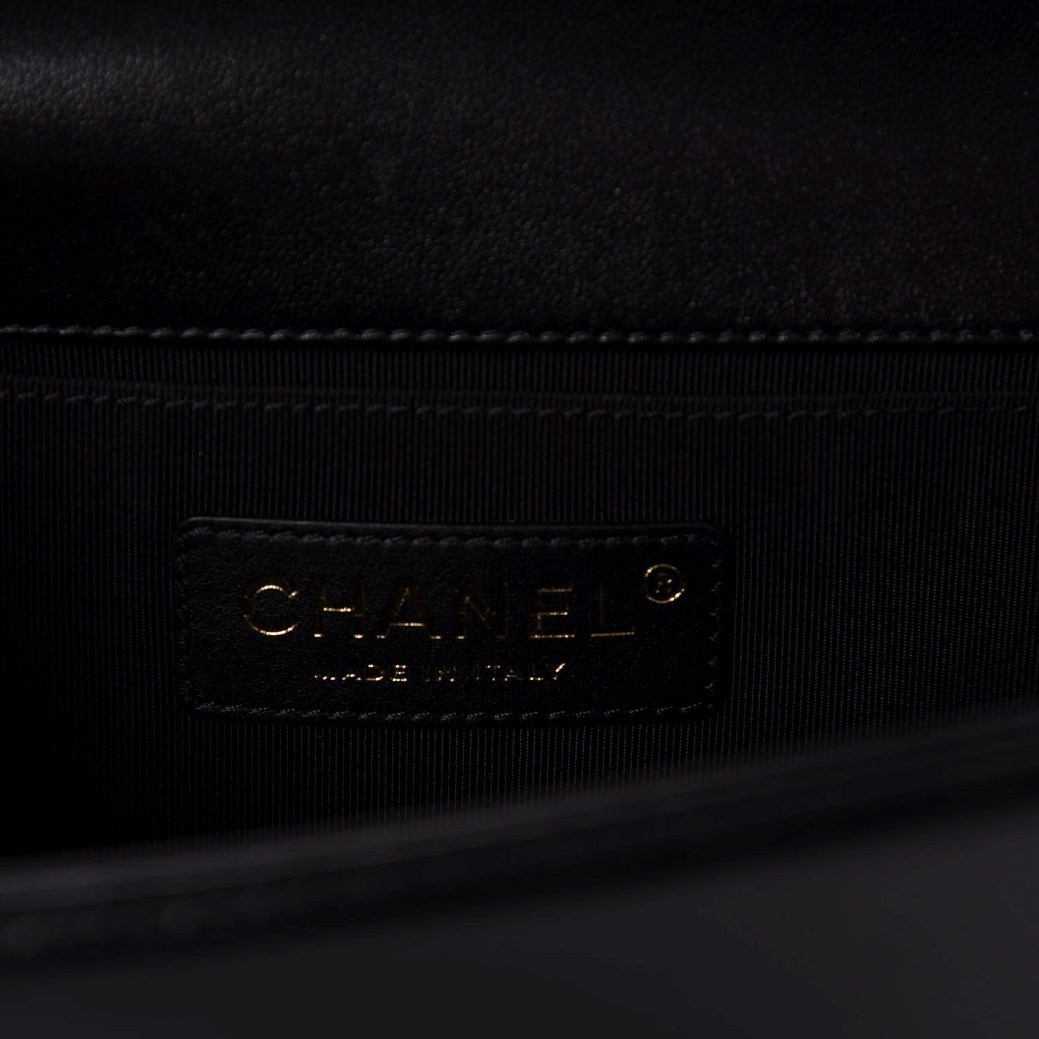 Chanel Lambskin Embroidered Camellia Quilted Small Boy Flap Black 9 of 12