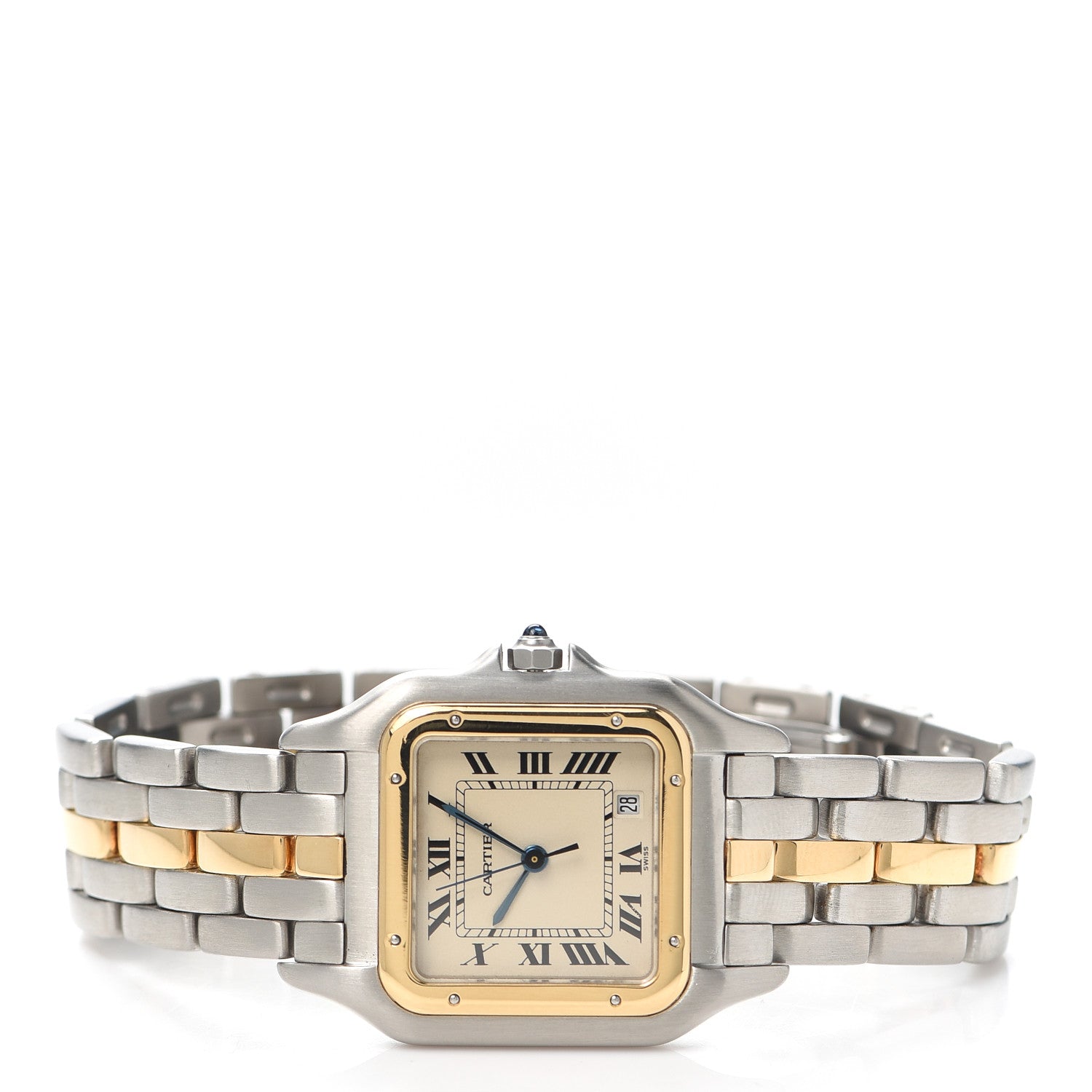 Cartier Stainless Steel 18K Yellow Gold 27mm Panthere Quartz Watch 2 of 5