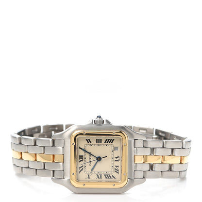Cartier Stainless Steel 18K Yellow Gold 27mm Panthere Quartz Watch 2 of 5