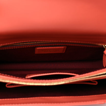 Bulgari Calfskin Serpenti Forever Shoulder Bag Coral 5 of 7