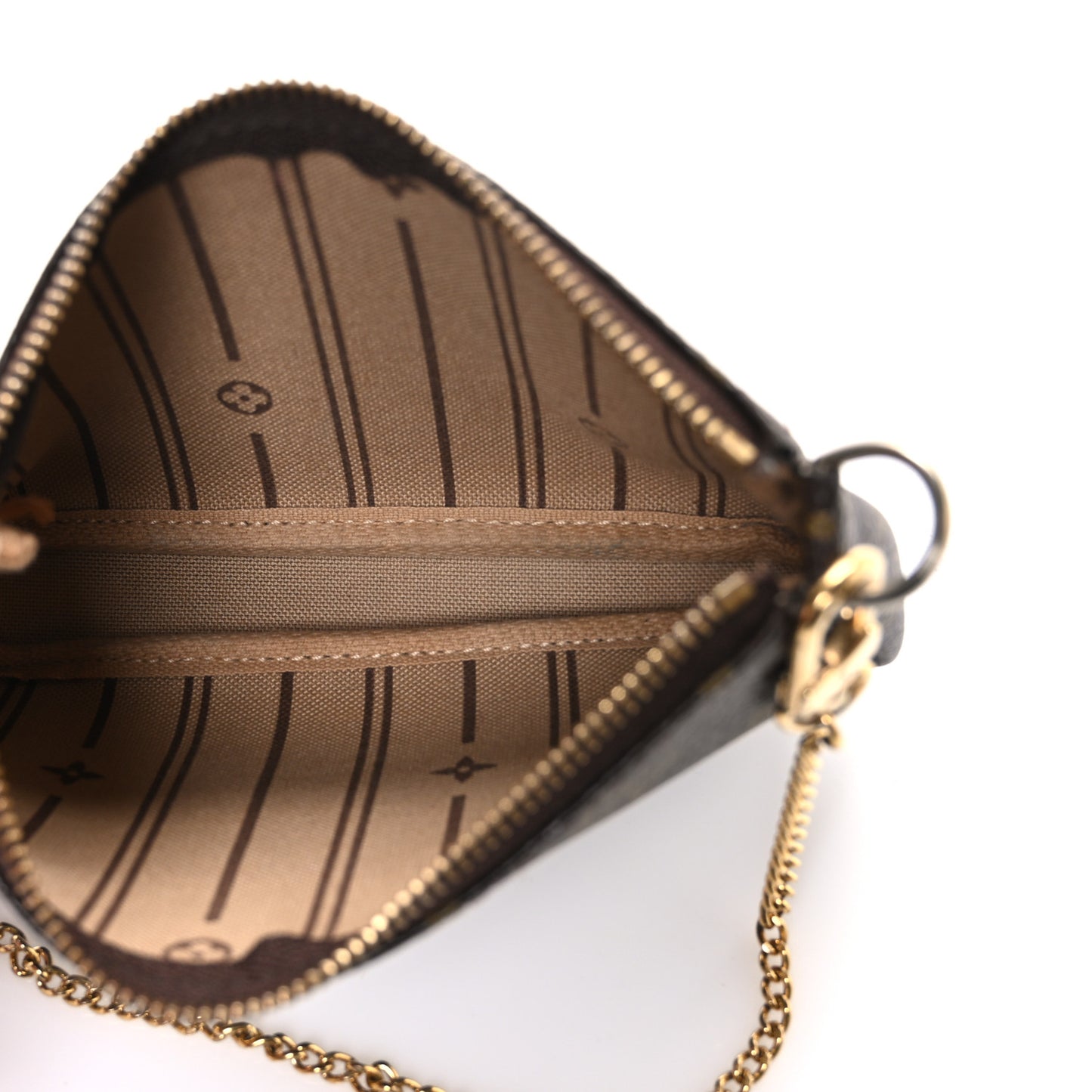 Monogram Complice Trunks and Bags Mini Pochette Accessories Beige