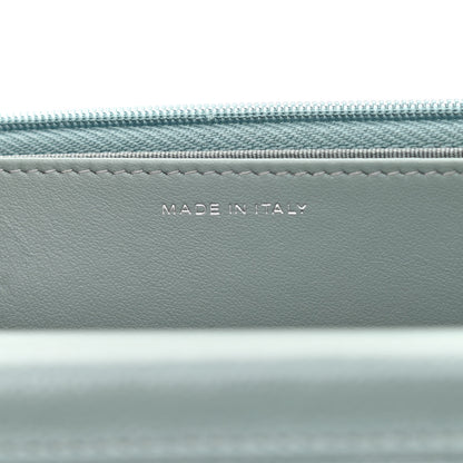 Chanel Caviar Quilted Wallet On Chain WOC Light Blue 7 of 12