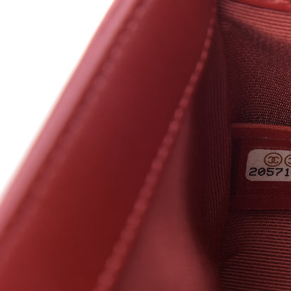 Chanel Calfskin Quilted Small Boy Flap Red 10 of 11