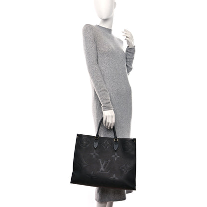 Louis Vuitton Empreinte Monogram Giant Onthego GM Black 3 of 8