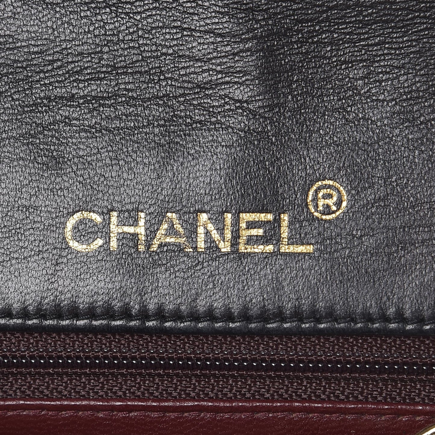 Lambskin Quilted Mini Square Flap Black