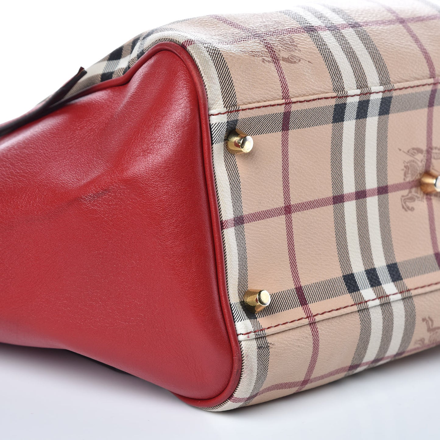 Haymarket Check Small Canterbury Tote Red
