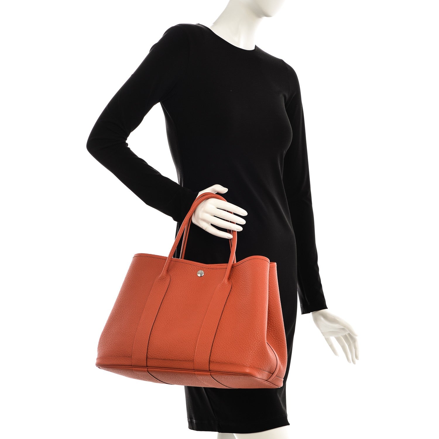 Hermes Vache Country Garden Party 36 MM Capucine 4 of 7