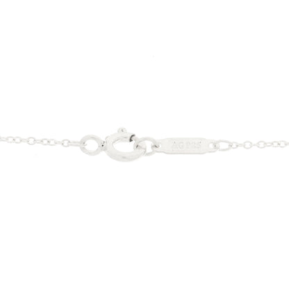 Tiffany Sterling Silver Enamel LOVE YOU Heart Pendant Necklace Blue 4 of 6