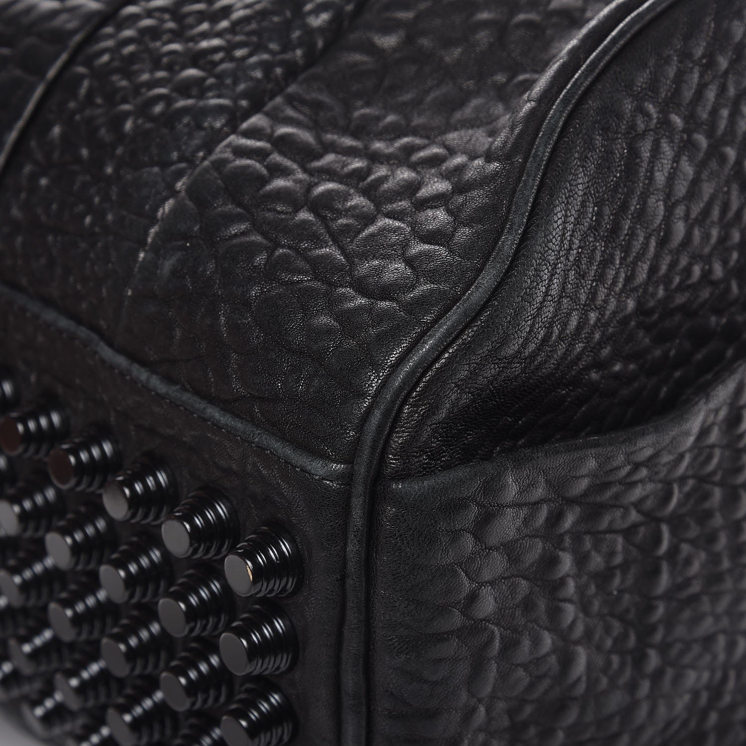 Alexander Wang Pebbled Lambskin Rocco Black Matte Black Hardware 11 of 11