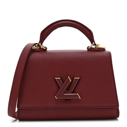 Louis Vuitton Taurillon Twist One Handle BB Griotte 1 of 9