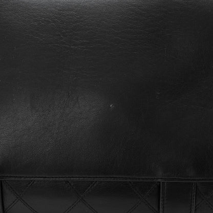 Chanel Calfskin Stitched CC Boston Black 10 of 10