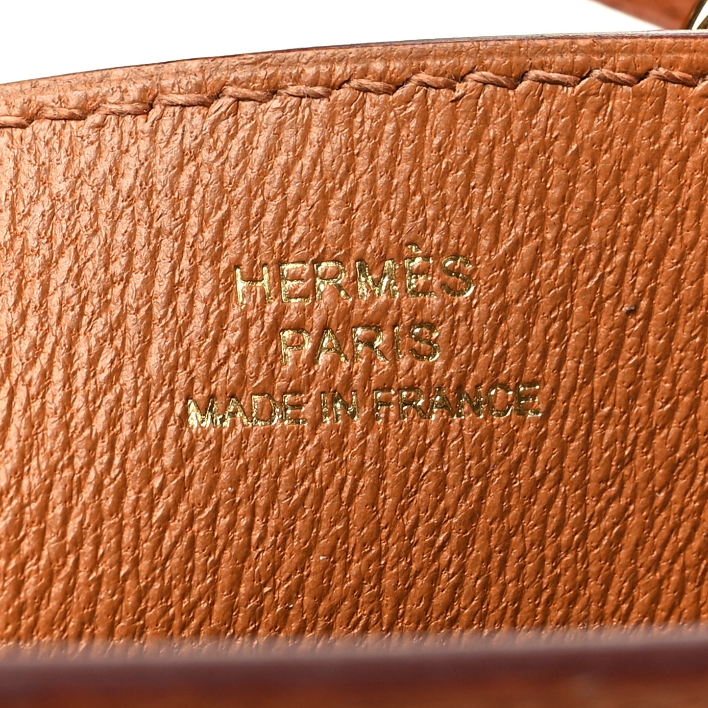 Peau Porc Barenia Hermesway Phone Case Toffee Fauve