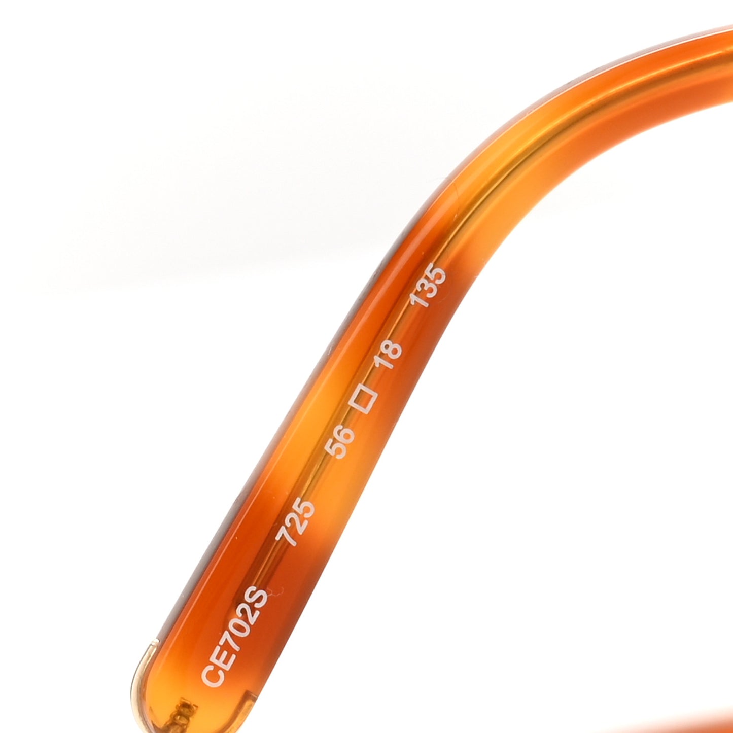 Acetate Oversized Sunglasses CE702S Blonde Havana