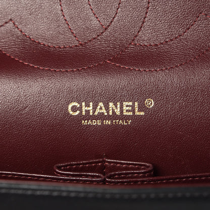 Chanel Lambskin Quilted Jumbo Double Flap Black 7 of 12