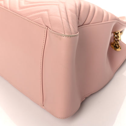 Gucci Calfskin Matelasse Medium GG Marmont Shoulder Tote Bag Perfect Pink 10 of 10