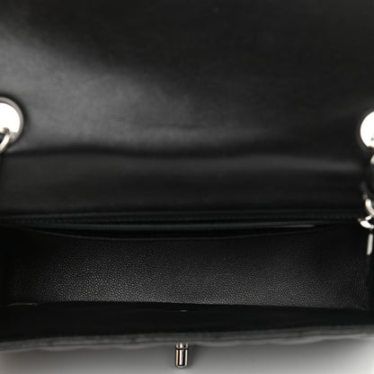 Chanel Lambskin Quilted Mini Rectangular Flap Black 5 of 11