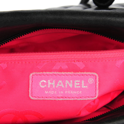 Chanel Calfskin Quilted Large Cambon Bowler Black 5 of 9