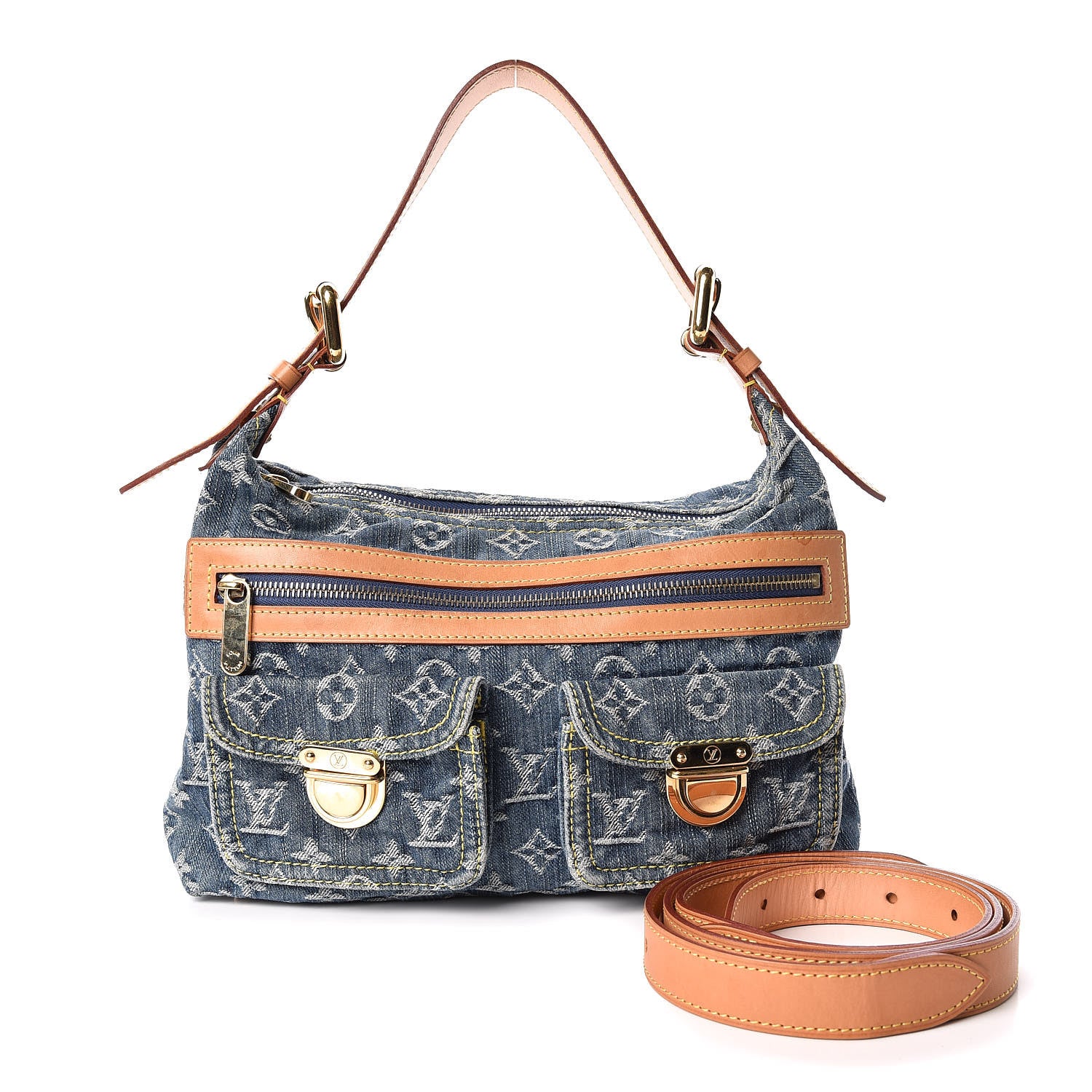Louis Vuitton Monogram Denim Baggy PM Blue 433441 – FASHIONPHILE