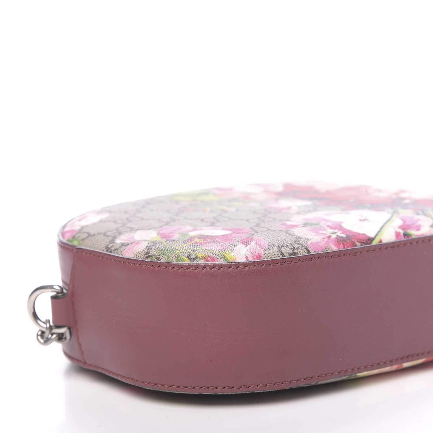 Gucci GG Supreme Monogram Blooms Mini Chain Shoulder Bag Beige Multicolor Dry Rose 8 of 10