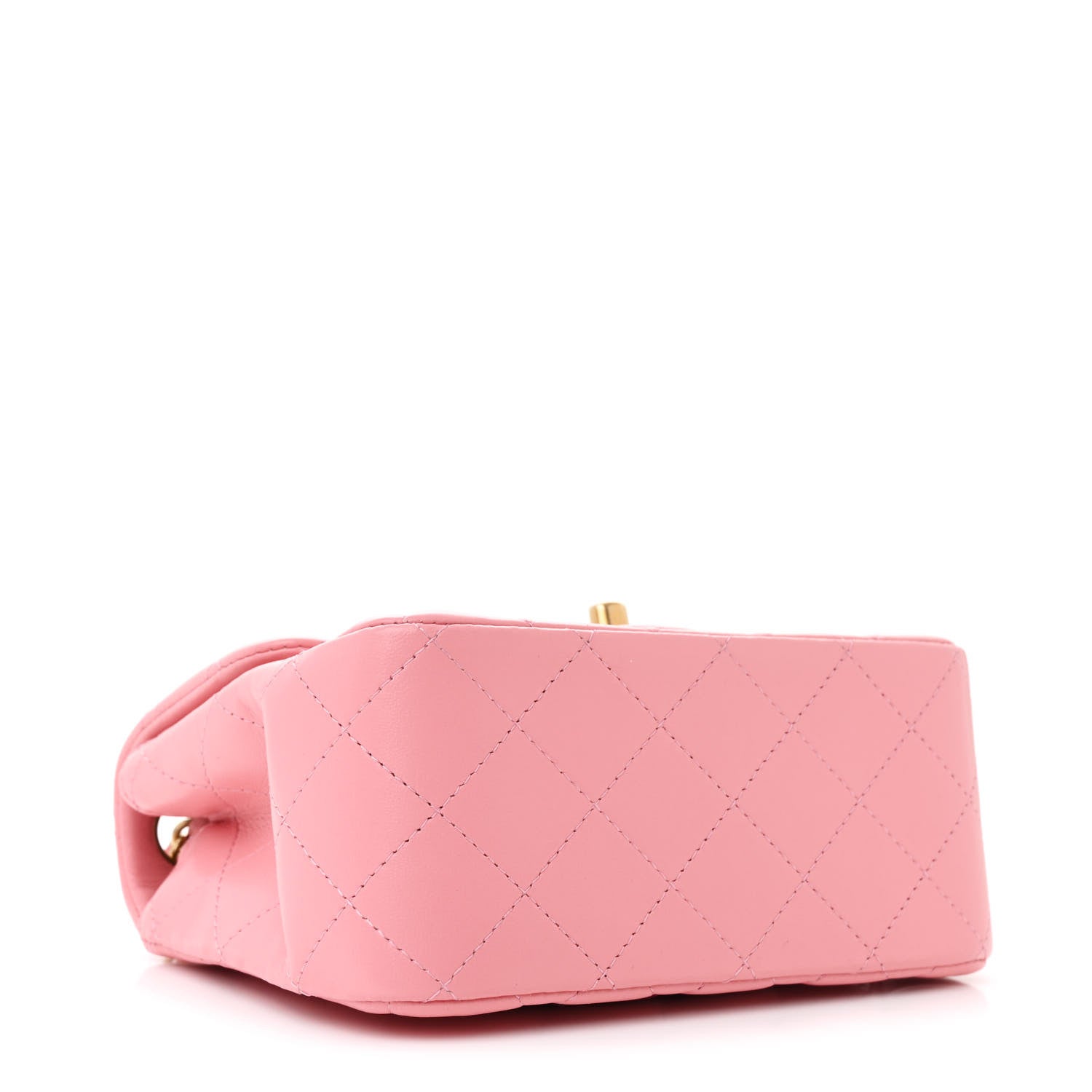 Chanel Lambskin Quilted Mini Square Flap Light Pink 4 of 11