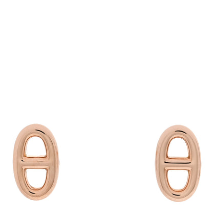 Hermes 18K Rose Gold TPM Farandole Stud Earrings 1 of 5