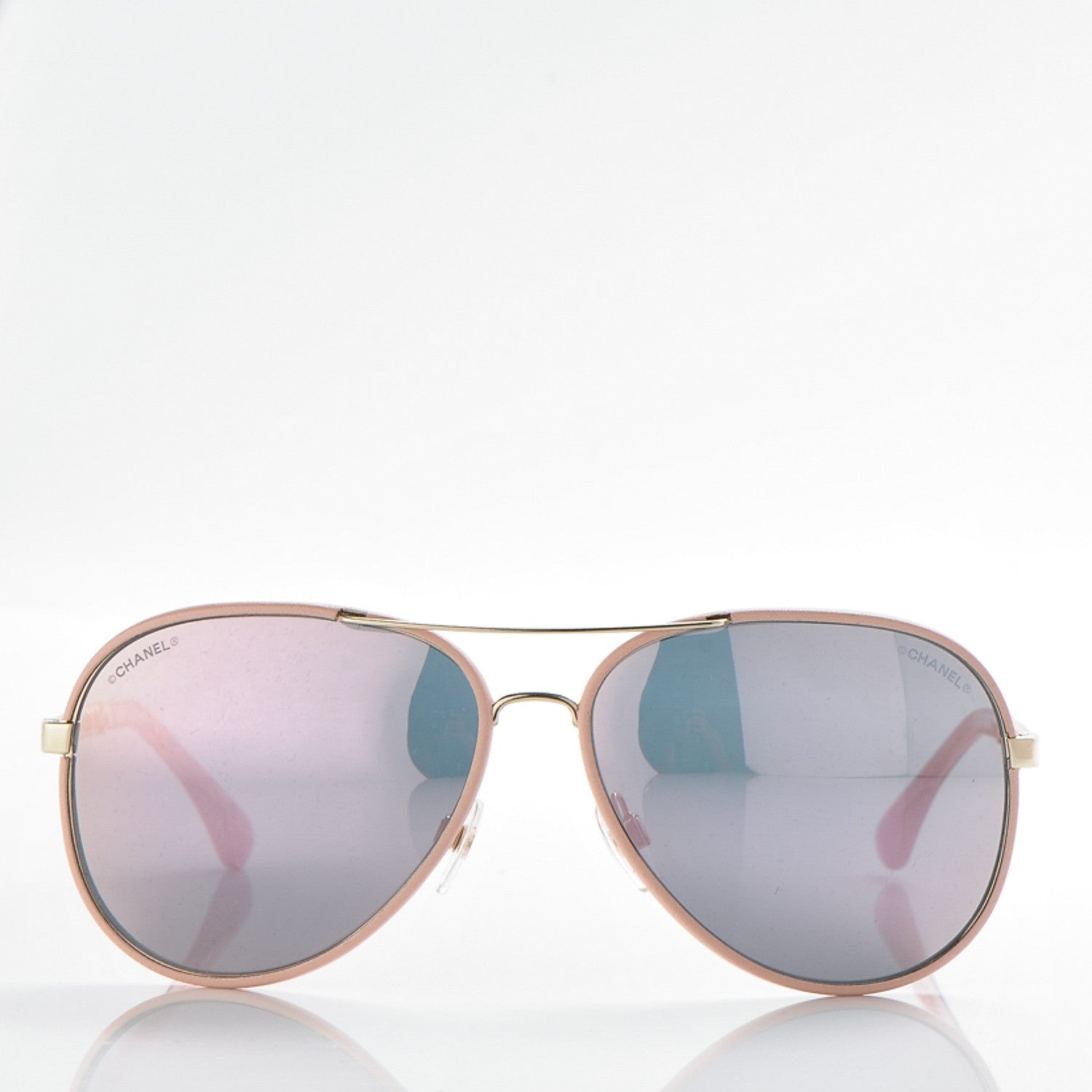 Chanel Pilot Winter Sunglasses 4219 Light Pink 3 of 7