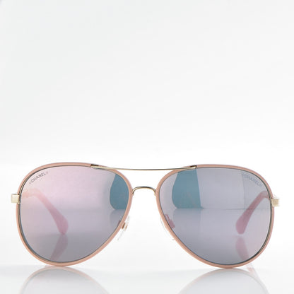 Chanel Pilot Winter Sunglasses 4219 Light Pink 3 of 7