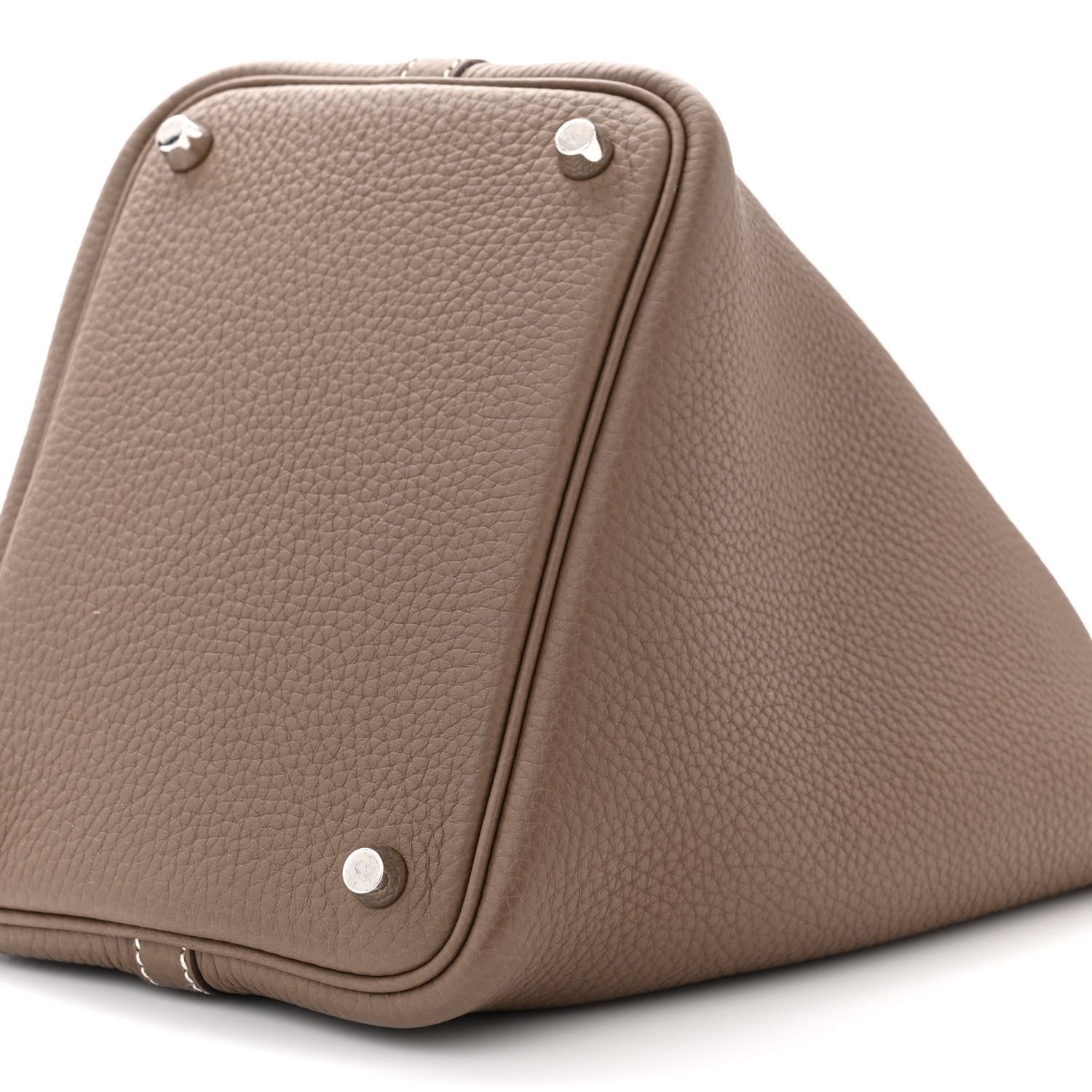 Hermes Taurillon Clemence Picotin Lock 18 PM Etoupe 10 of 11