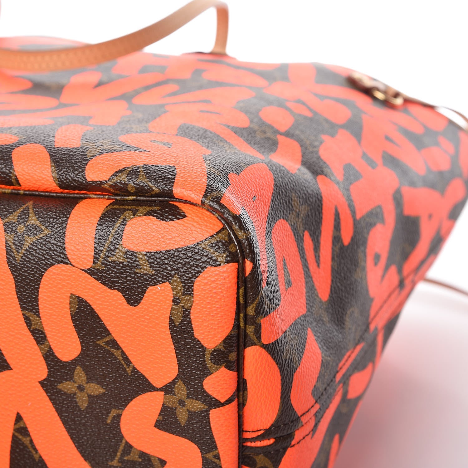 Louis Vuitton Monogram Graffiti Neverfull GM Orange 11 of 14