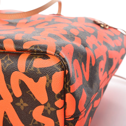 Louis Vuitton Monogram Graffiti Neverfull GM Orange 11 of 14