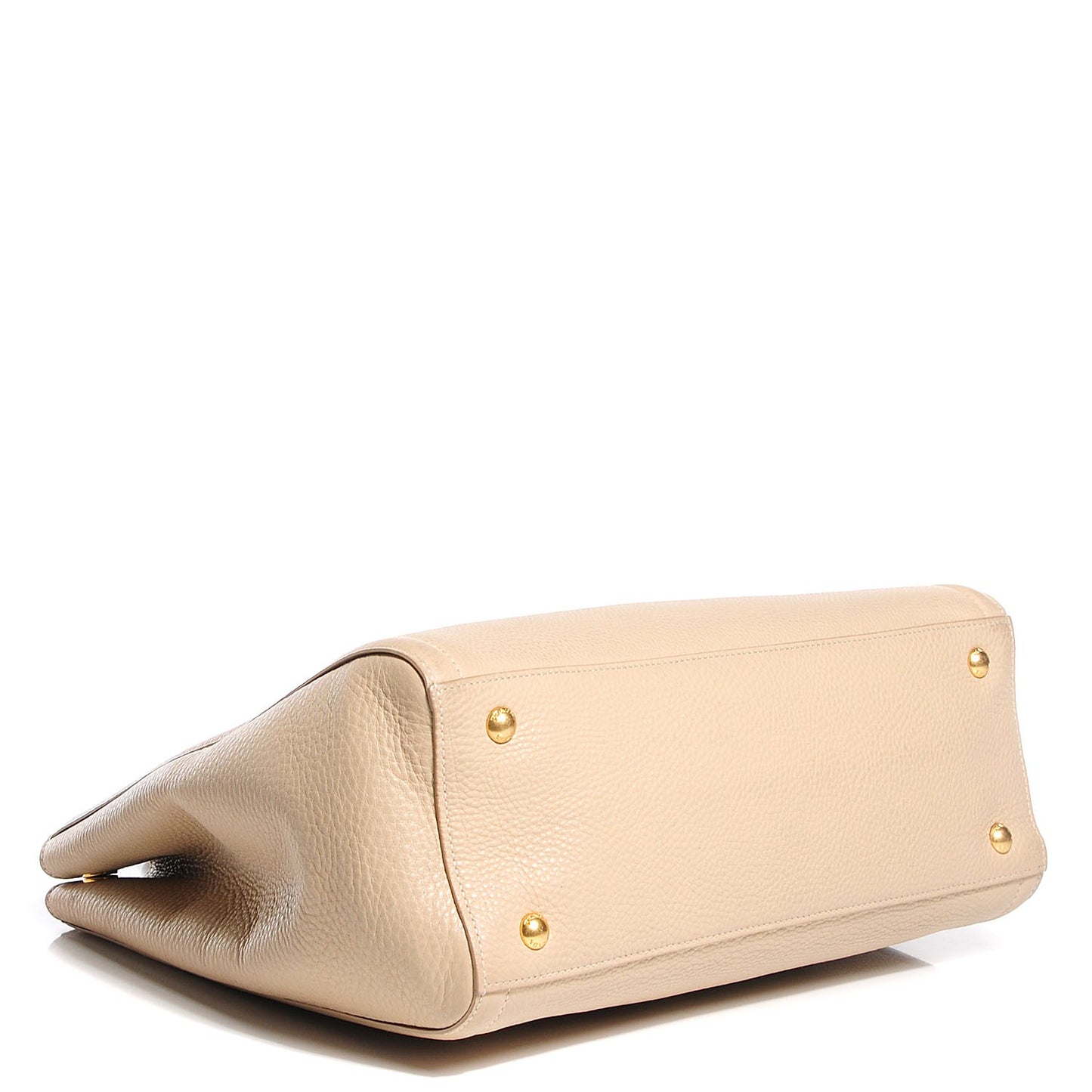 Vitello Daino Shopping Tote Sabbia