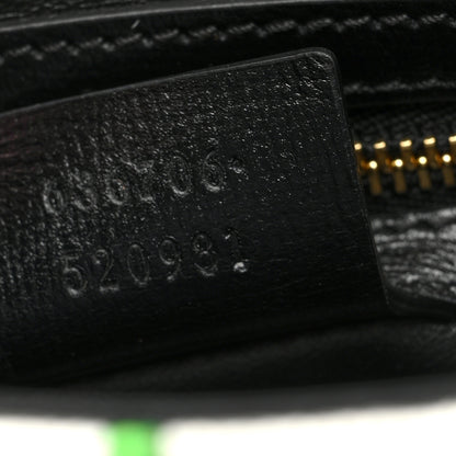 Gucci X BALENCIAGA Canvas Boarded Pluton Calfskin Flora Logo Print Small Jackie 1961 Hobo White Multicolor Black 7 of 10