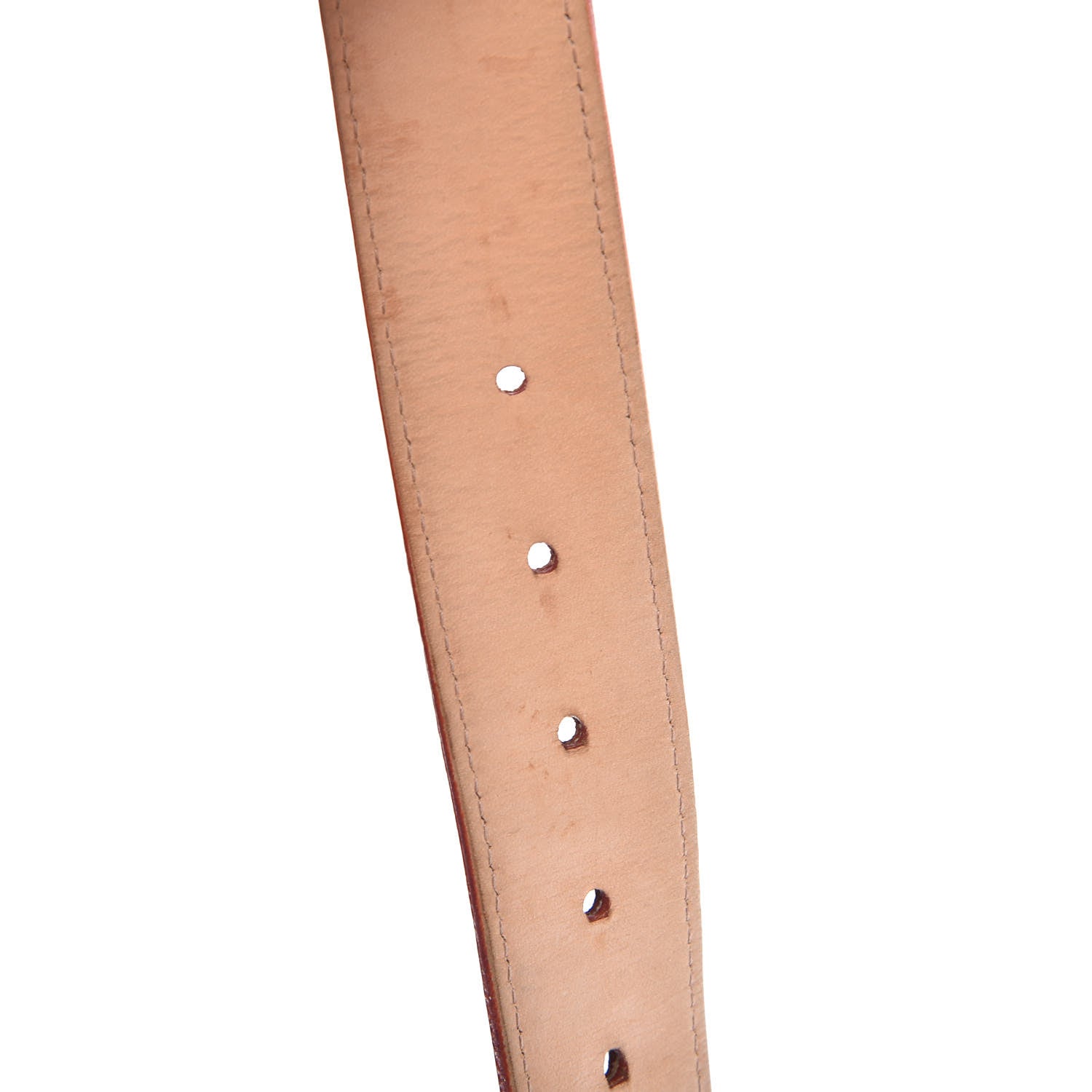 Louis Vuitton Monogram Watercolor Aquarelle Belt 85 34 White 5 of 11