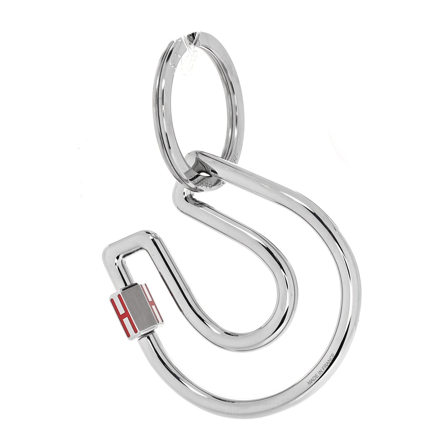 Hermes Stainless Steel Fer a Cheval Key Ring 1 of 4