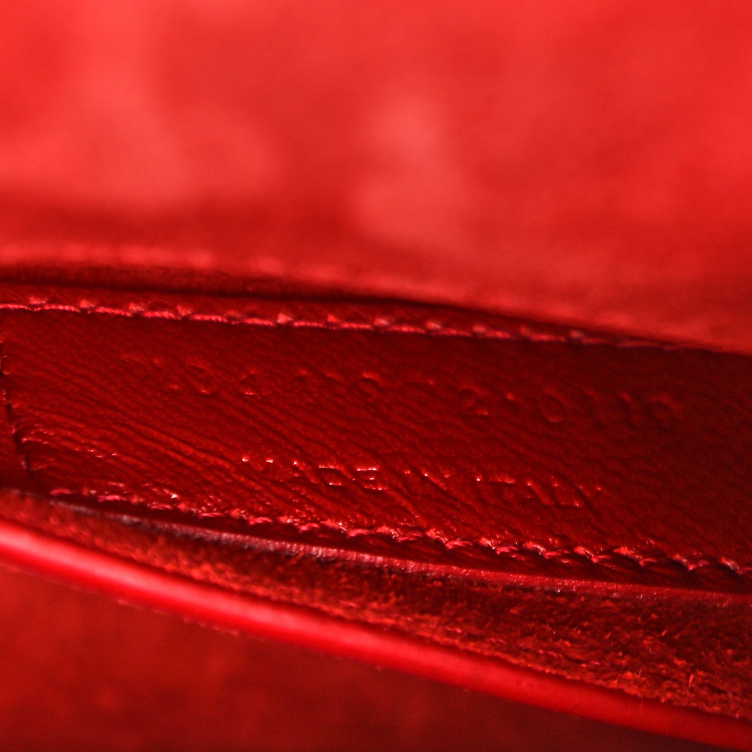 Saint Laurent Patent Small Monogram Sunset Red 7 of 13