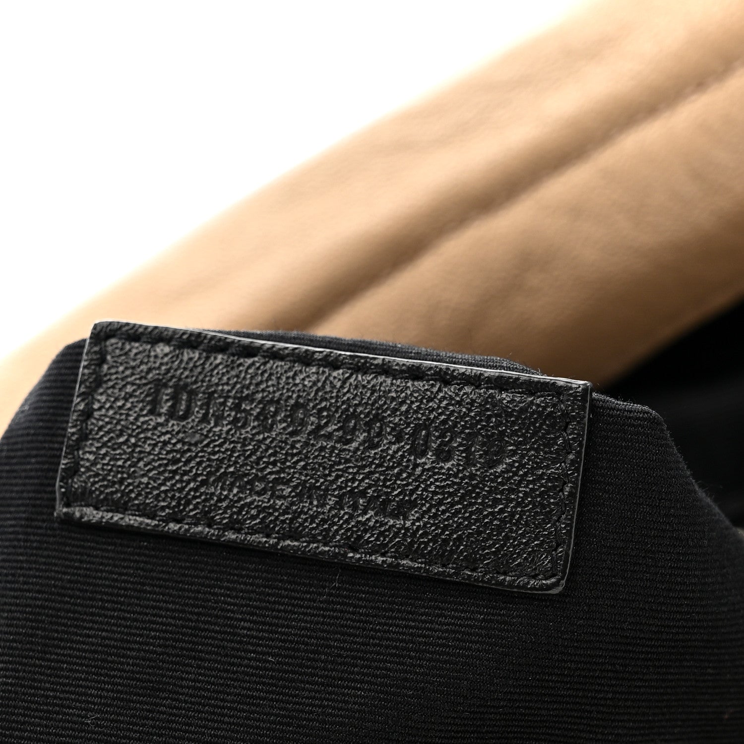Saint Laurent Vintage Lambskin Chevron Monogram Medium Nolita Light Taupe 7 of 14