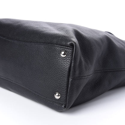 Prada Vitello Daino Shopping Tote Black 8 of 14