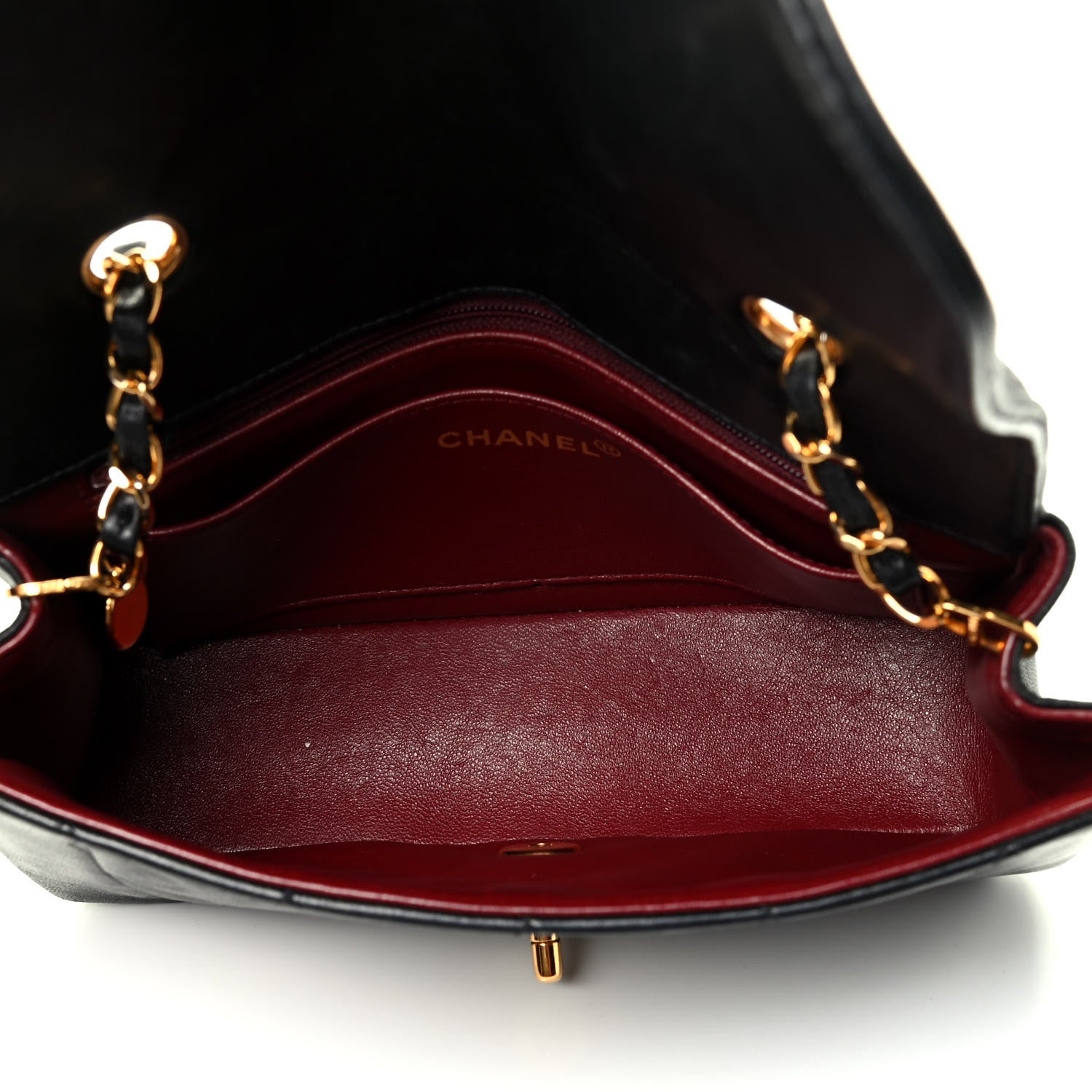 Chanel Lambskin Quilted Small Single Flap Black 4 of 4