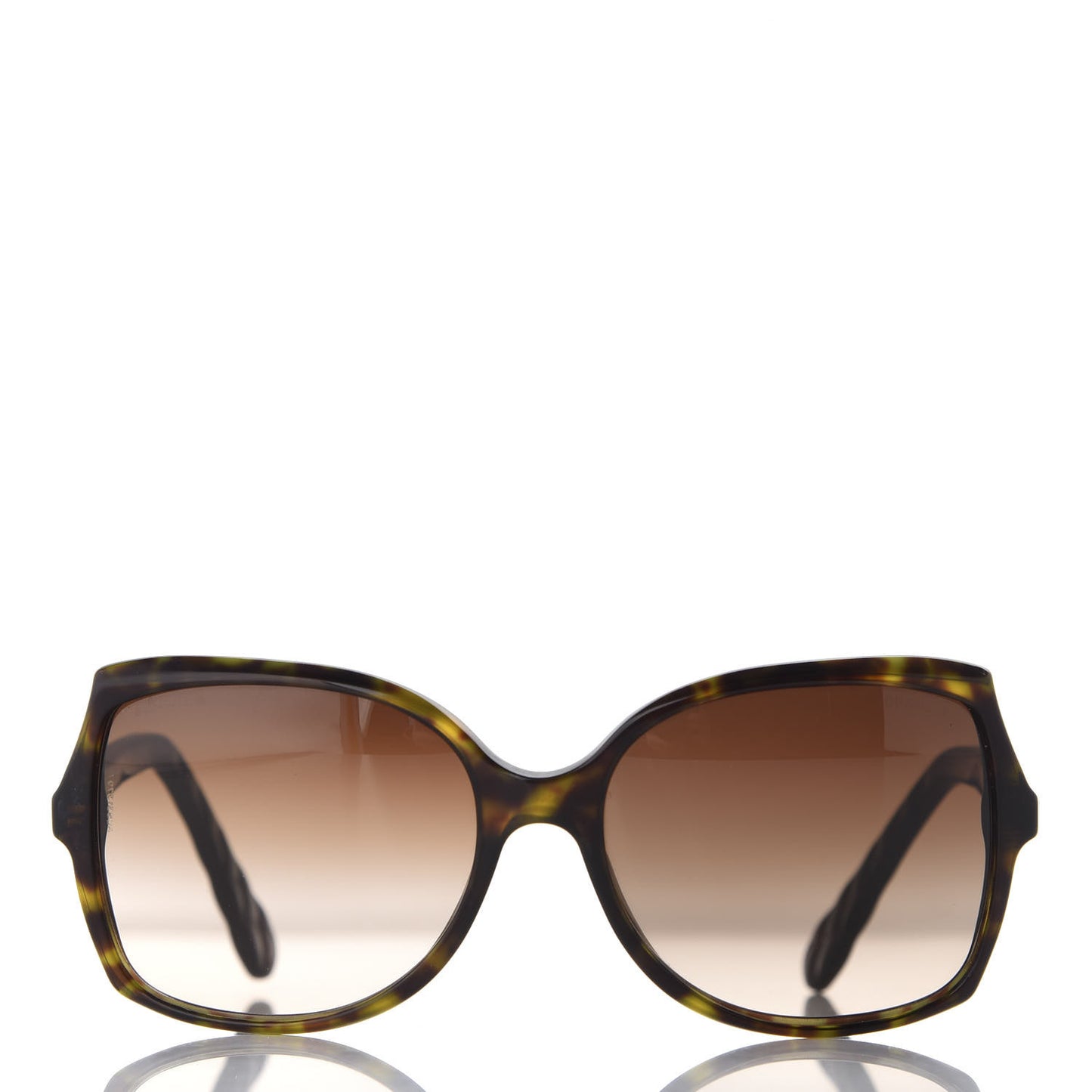 Square CC Logo Sunglasses 5245 Tortoise